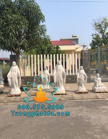 Mẫu Tượng Đức Mẹ Ban Ơn Đẹp Tại Đá Mỹ Nghệ Song Toàn
