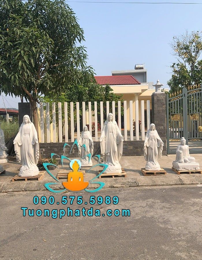 Mẫu Tượng Đức Mẹ Ban Ơn Đẹp Tại Đá Mỹ Nghệ Song Toàn