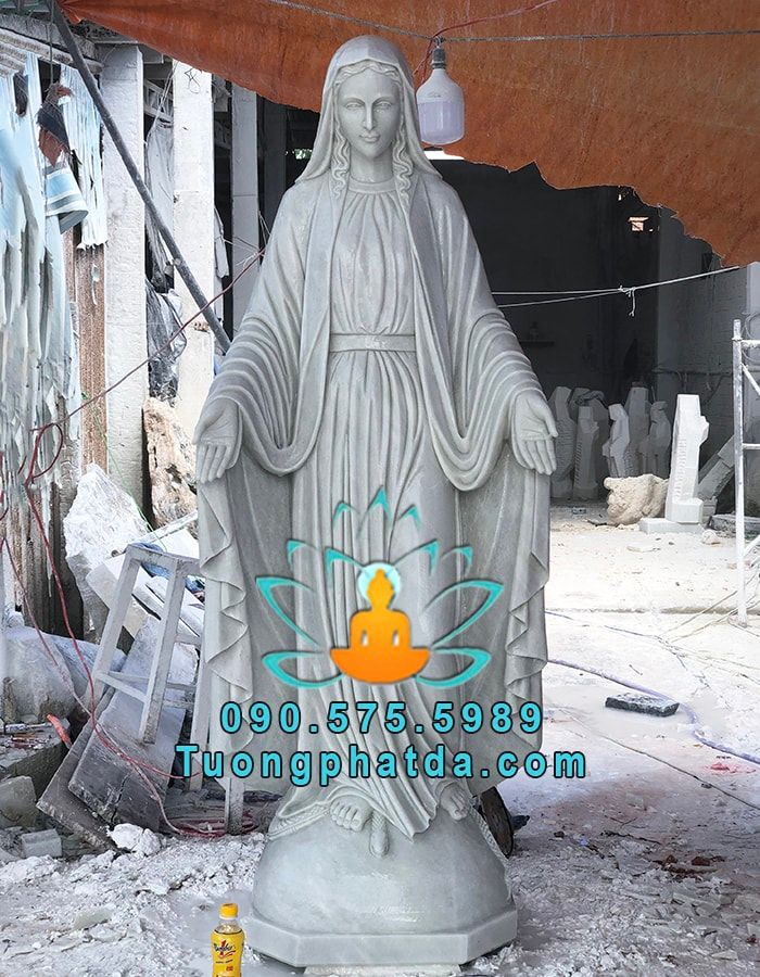 Tượng Mẹ Ban Ơn Đá Cẩm Thạch Đẹp Nhất Đà Nẵng