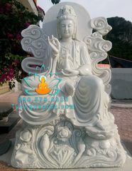 Tượng Phật Bà Quan Âm Tự Tại Bồ Tát Bằng Đá
