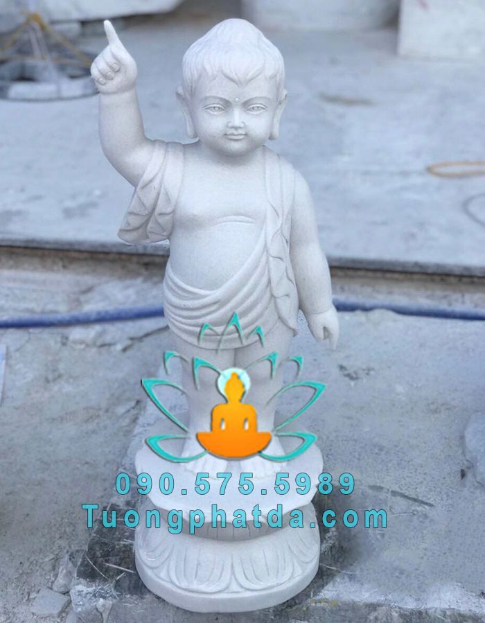 Tượng Phật Đản Sanh Bằng Đá Mini Đẹp