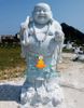 Tượng Phật Di Lặc Đứng Bao Tiền Bằng Đá Cẩm Thạch Đẹp