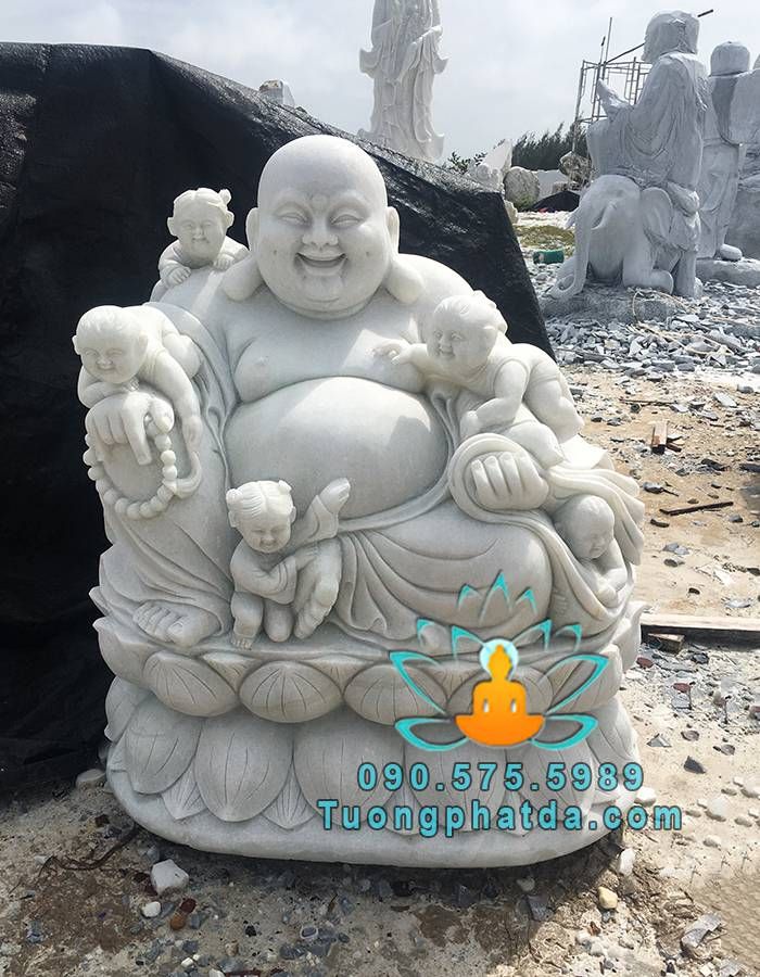 Tượng Phật Di Lặc Ngũ Phúc Bằng Đá Đẹp Tại Hồ Chí Minh