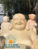 Cung Cấp Tượng Phật Di Lặc Ngũ Phúc Bằng Đá Vàng Đẹp Tại Hà Nội