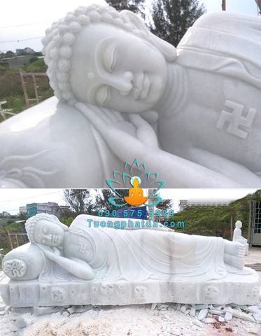 Tượng Phật Nhập Niết Bàn Đá Trắng Non Nước Đà Nẵng