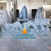 Tượng Rồng Đẹp Đá Cẩm Thạch Xám Nguyên Khối