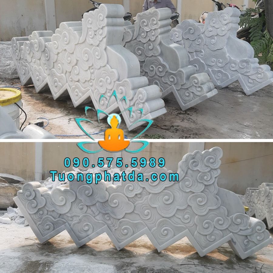 Tượng Rồng Mây Bằng Đá Cẩm Thạch Đẹp