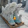 Tượng Rồng Phong Thủy Đá Cẩm Thạch Trắng Đẹp