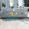Tượng Rồng Phong Thủy Đá Cẩm Thạch Trắng Đẹp