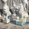 Bán Tượng Sư Tử Đá Cẩm Thạch Nguyên Khối Đẹp