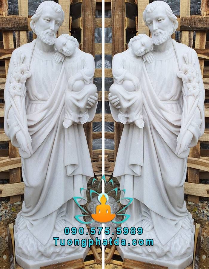 Tượng Thánh Giuse Bằng Đá Đẹp Tại Hà Nam