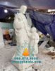 Tượng Thánh Giuse Dắt Chúa Giesu Bằng Đá Trắng Đẹp