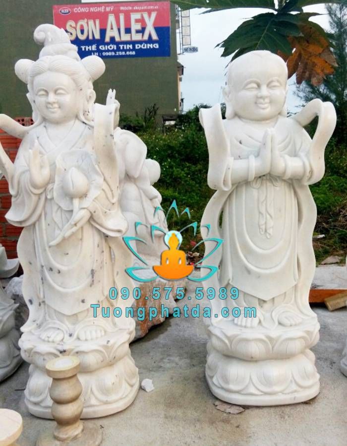 Tượng Thiện Tài Đồng Tử Đá Đẹp Đá Mỹ Nghệ Non Nước Đà Nẵng
