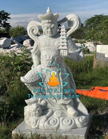 Tượng Tứ Đại Thiên Vương Phong Thần Bằng Đá Non Nước