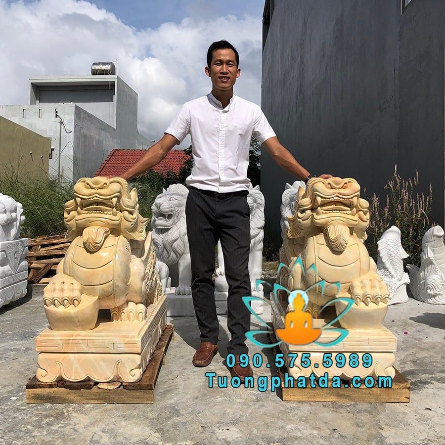 Mẫu Tượng Tỳ Hưu Đá Vàng Phong Thủy Đẹp Nhất Tại Nha Trang