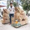 Cung Cấp Tượng Tỳ Hưu Phong Thủy Đá Cẩm Thạch Vàng Trấn Cổng Đẹp