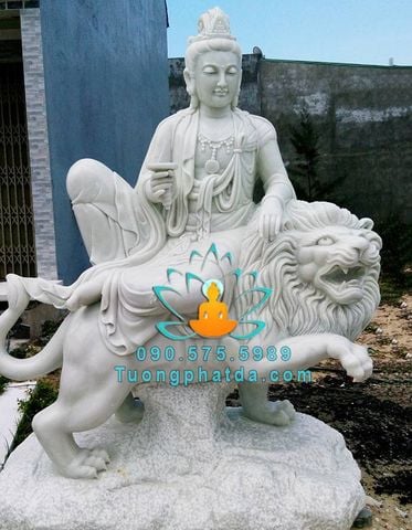 Tượng Văn Thù Phổ Hiền Đá Đẹp Hàng Đầu Đà Nẵng