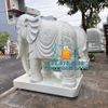 Bán Tượng Voi Bằng Đá Trắng Phong Thủy Đẹp Tại Nghệ An