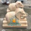 Tượng Voi Đá Vàng Phong Thủy Đẹp Tại Bình Dương