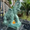 Tượng Voi Đá Xanh Ấn Độ Đẹp Nguyên Khối