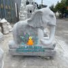Tượng Voi Nằm Đá Xám Đẹp Tại Hải Dương