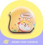  Nón bảo hiểm Couple Shiba và FA Shiba - Yêu là đủ shop 