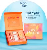  GIFT BOX JUST PEACHY Loli & The Wolf - DD vệ sinh nữ đào 100ml & Nước hoa nữ đào 50ml & Kissing Spray vị đào 