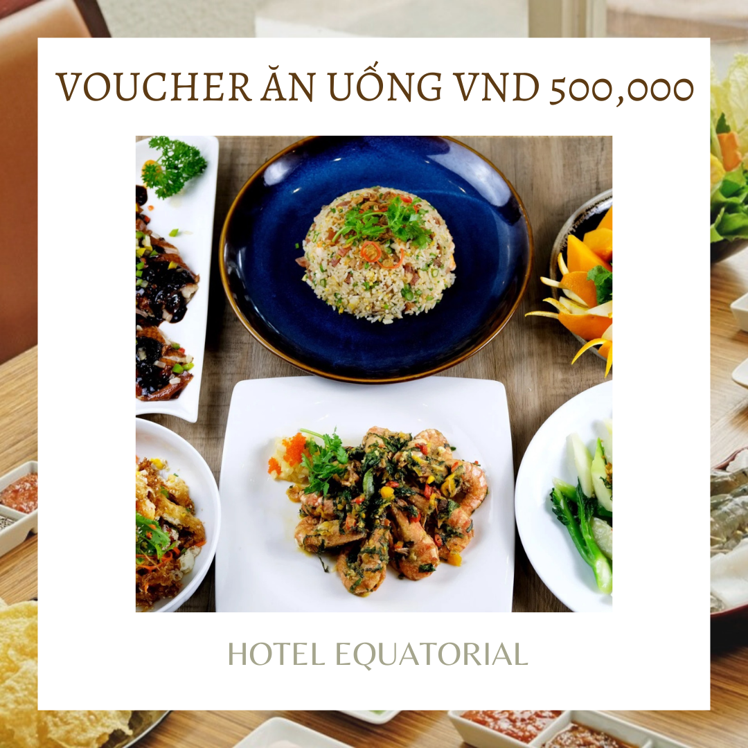 [E-voucher] Gift Voucher trị giá VND 500,000 dùng cho dịch vụ ăn uống tại khách sạn