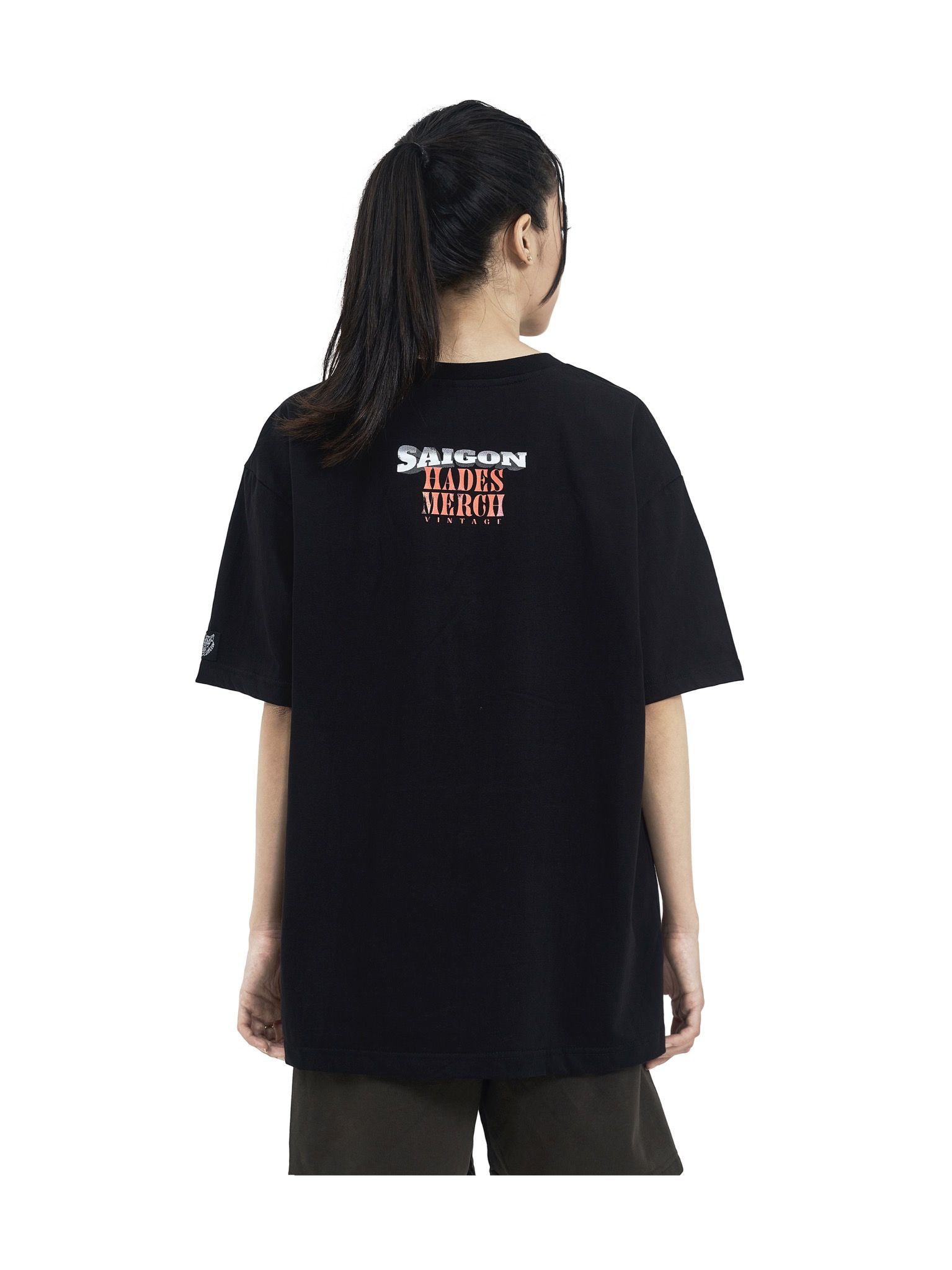  SAIGON SPIRIT BLACK TEE 