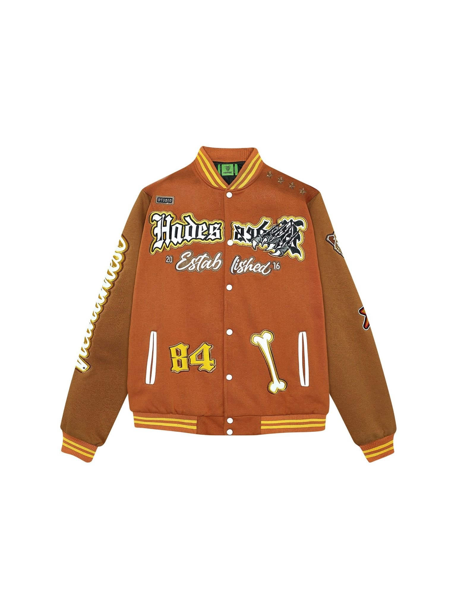  GLORY ROAD BROWN VARSITY JACKET 