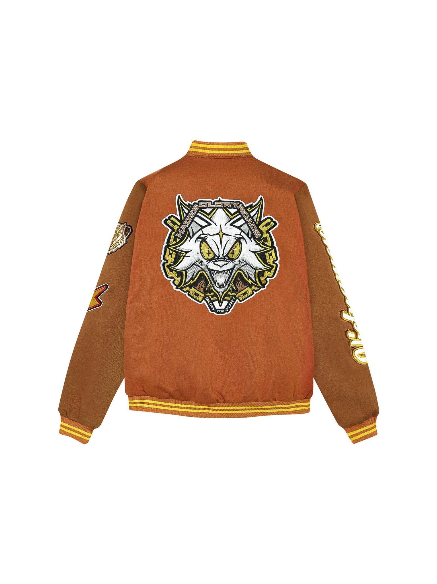  GLORY ROAD BROWN VARSITY JACKET 