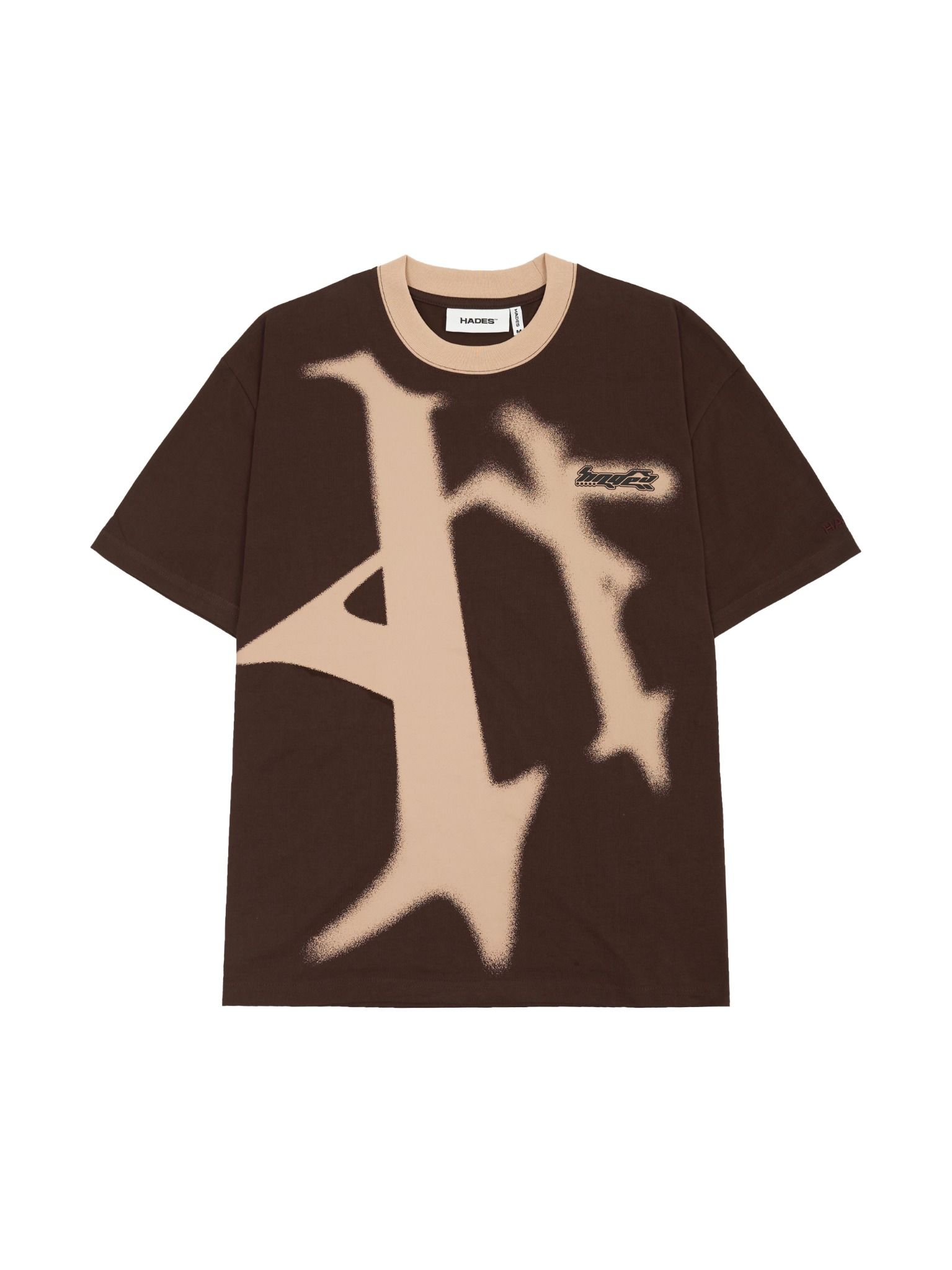  PERSPECTIVE BLUR BROWN TEE 