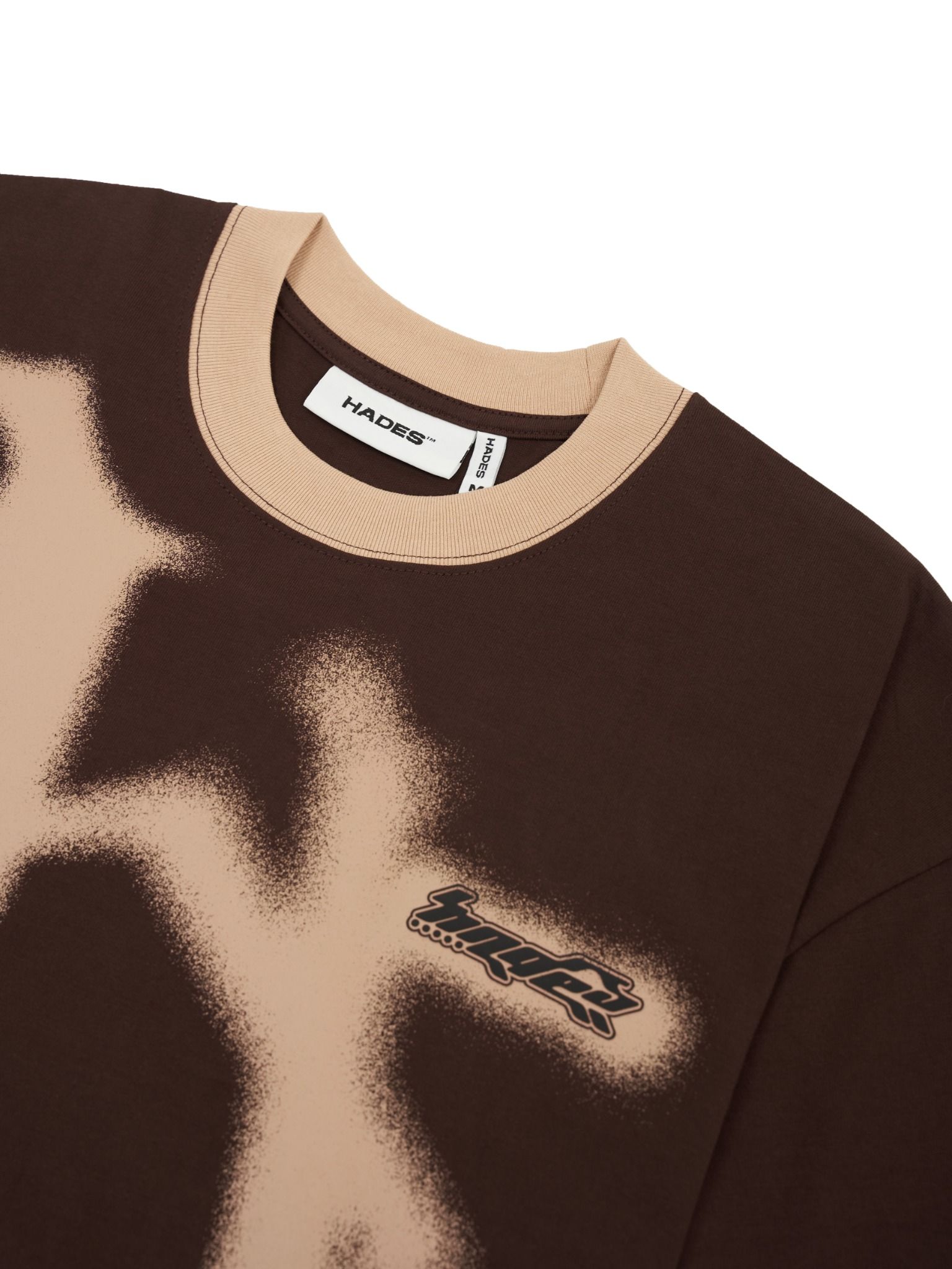  PERSPECTIVE BLUR BROWN TEE 