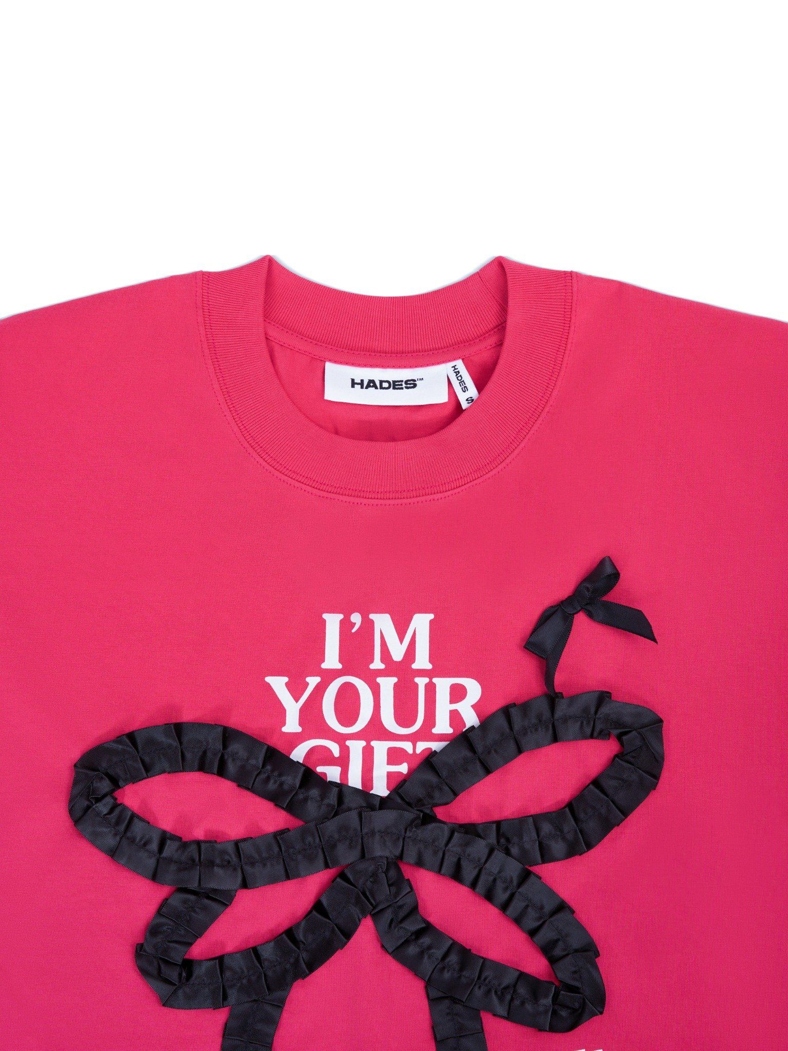  HADES CERISE BOW TEE 