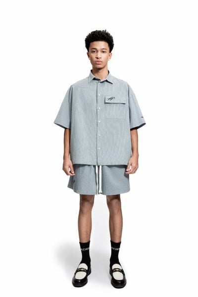  HADES STRIPED SOLID SHIRT 