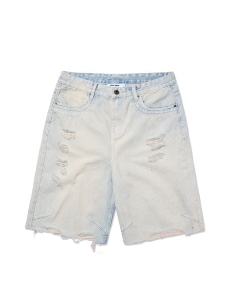  HADES TRIO STAR WASH JEAN SHORTS 