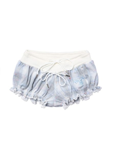  HADES PLAID DREAM PUMPKIN SHORTS - GREY 