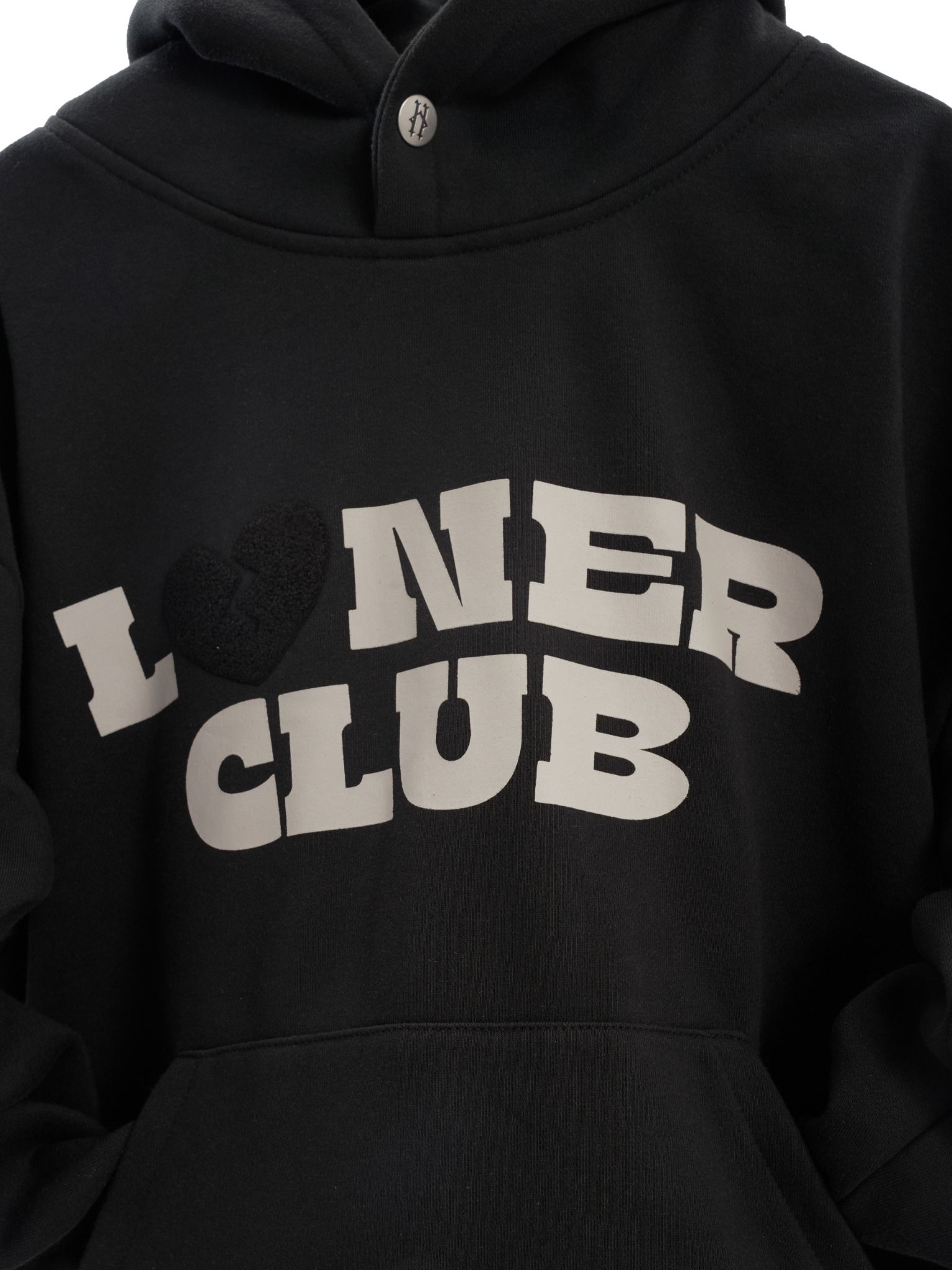  LONER CLUB BOXY HOODIE 