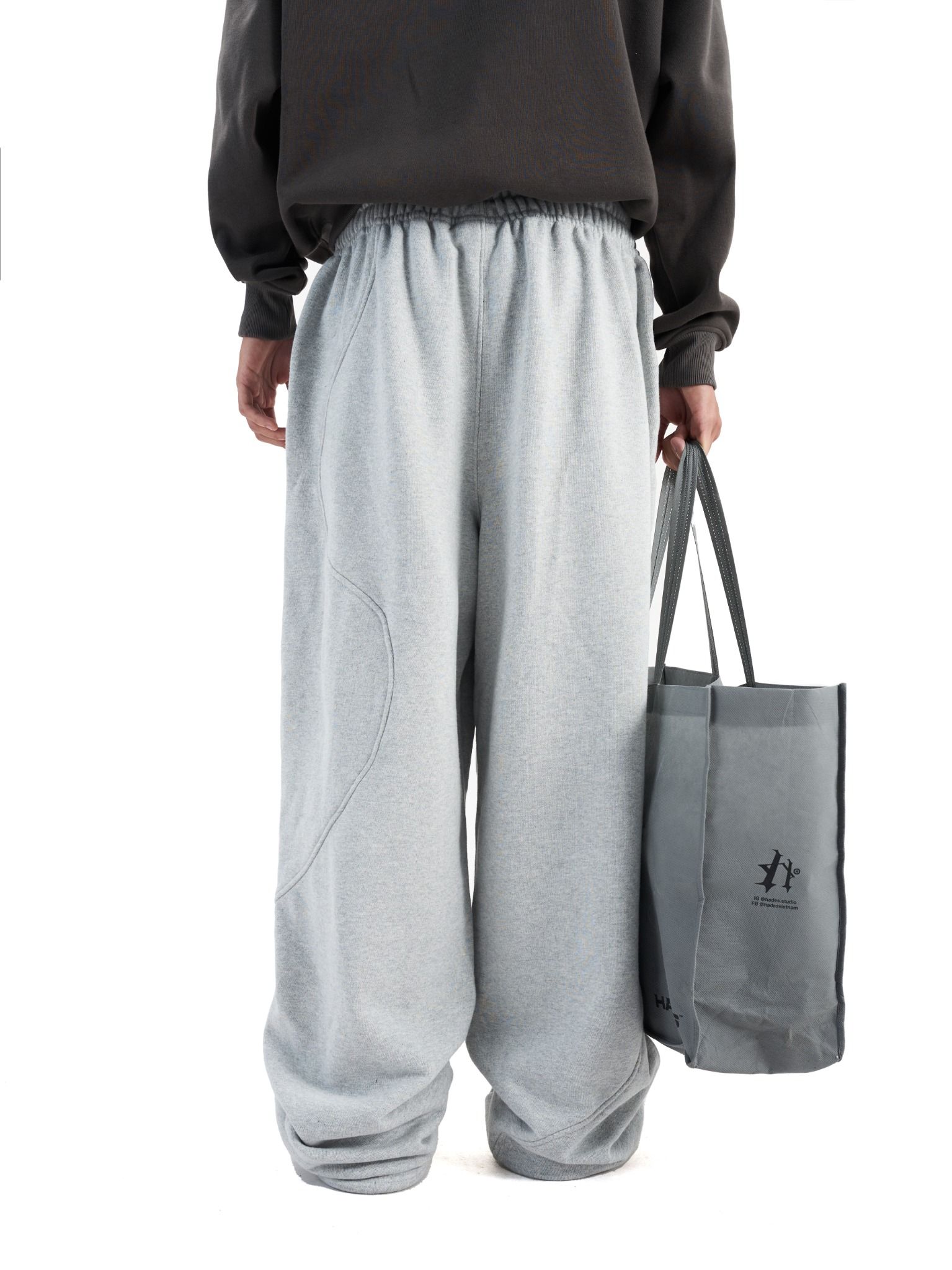  TEXTURE LINE TRACK PANTS 