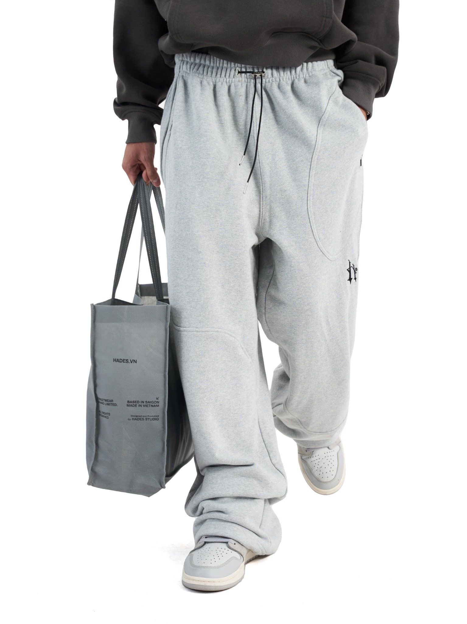  TEXTURE LINE TRACK PANTS 