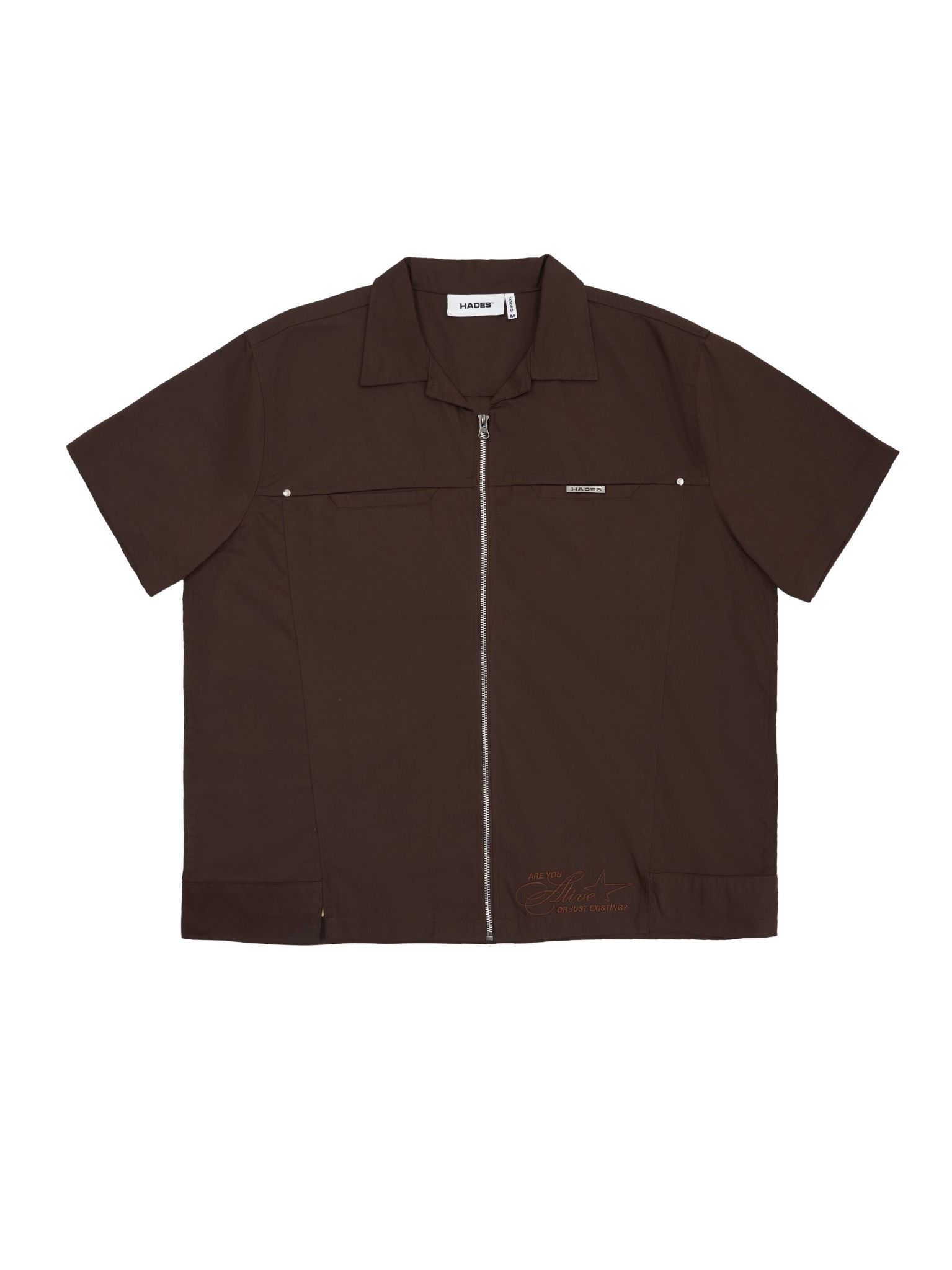  COLLAR ZIP SHIRT 