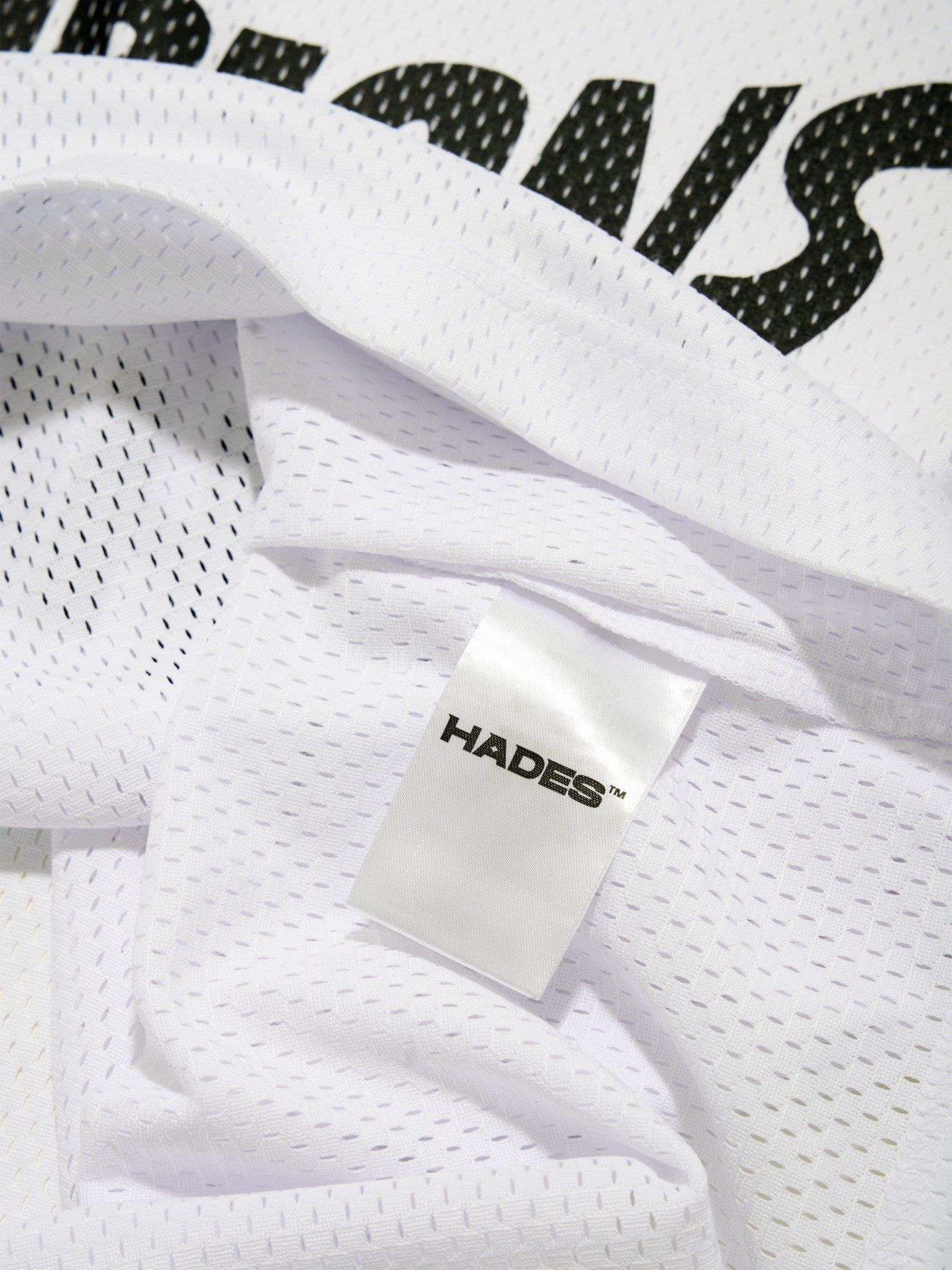  HADES WHITE MESH TEE 