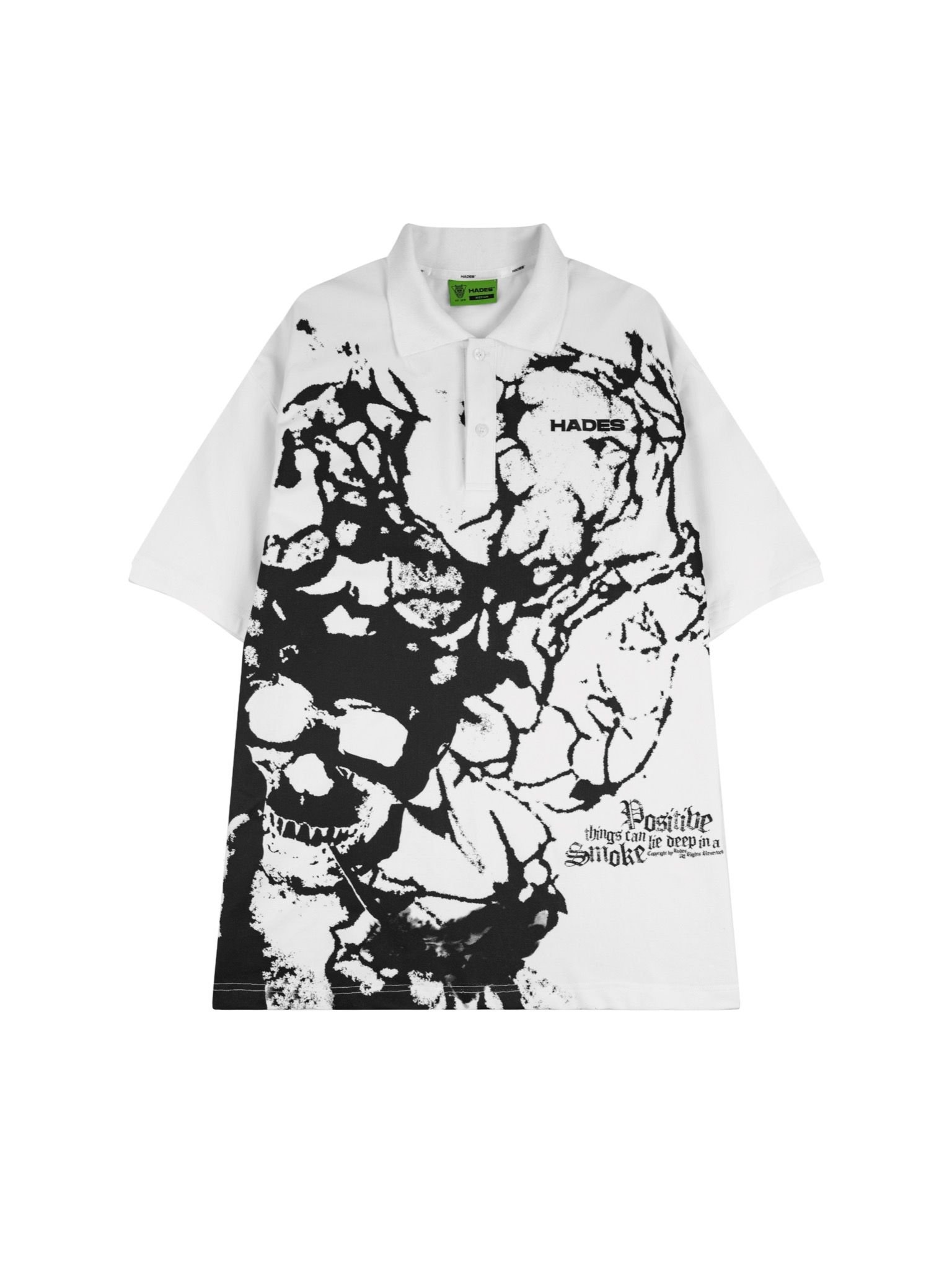  SKULL SMOKING POLO 