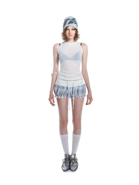  HADES PLAID DREAM PUMPKIN SHORTS - GREY 