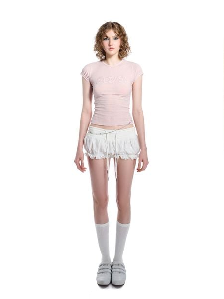  HADES PLAID DREAM PUMPKIN SHORTS - WHITE 