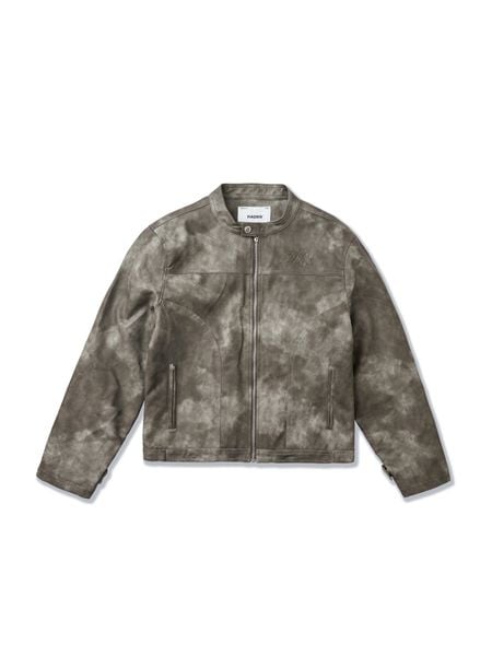  HADES BLACK WAX BIKER JACKET 