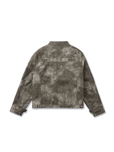  HADES BLACK WAX BIKER JACKET 
