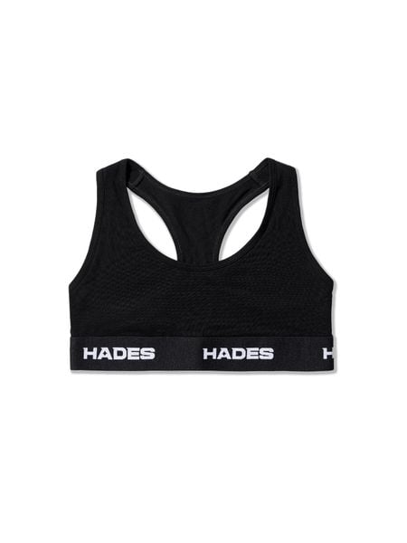  HADES Y-BACK SPORTS BRA - BLACK 