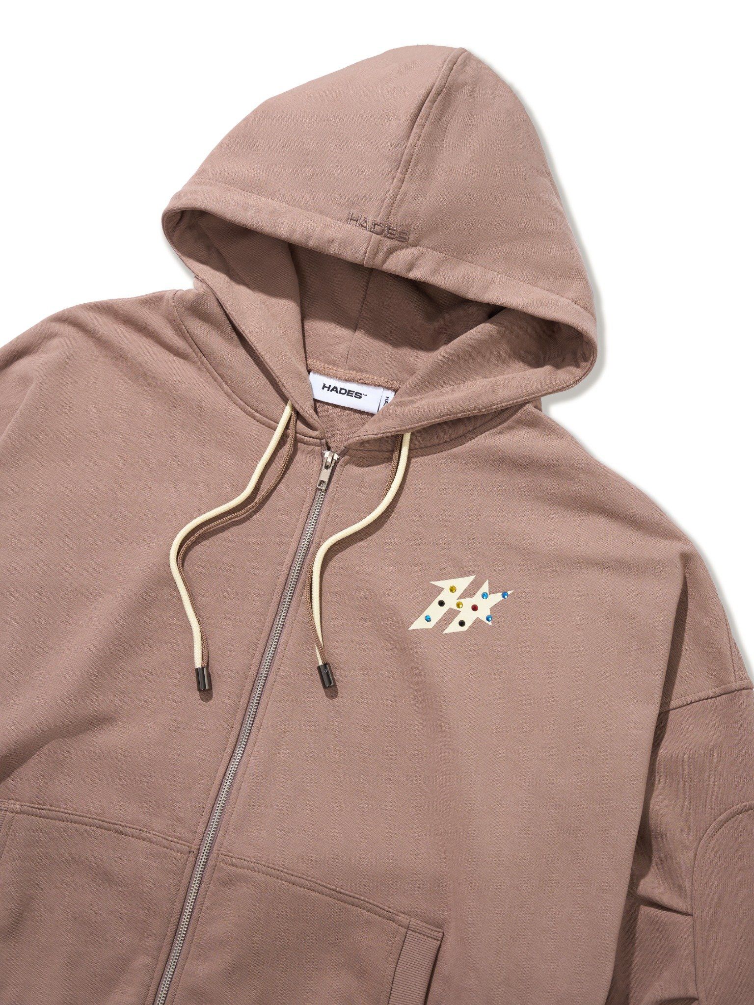  HADES LUXE WASH ZIP HOODIE 