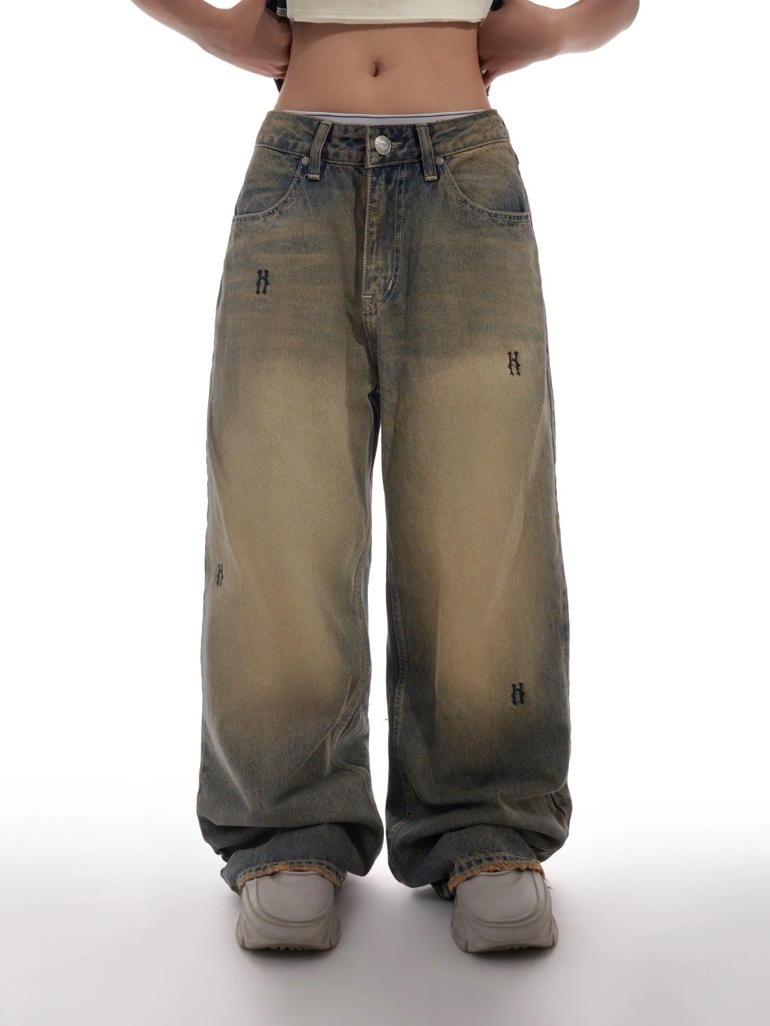  ARTHON WASHED LOOSE JEANS 